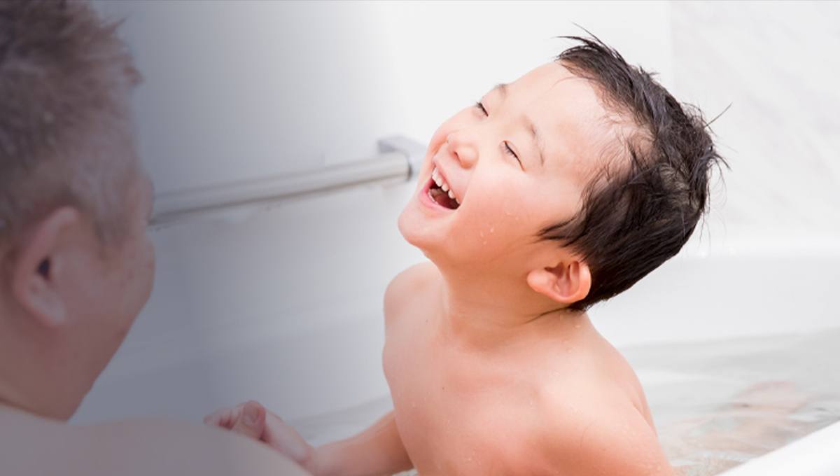 冬天的浴室經過完美保溫變得溫暖