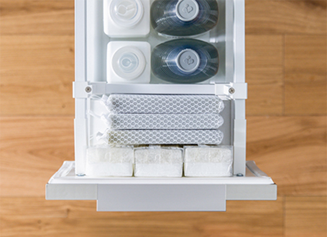 海綿、刷具等消耗品也可以儲存備用。