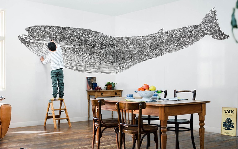 金刚体彩刮刮乐 牆壁面板・牆壁材料（內裝材料）使生活的點點滴滴都感到舒適